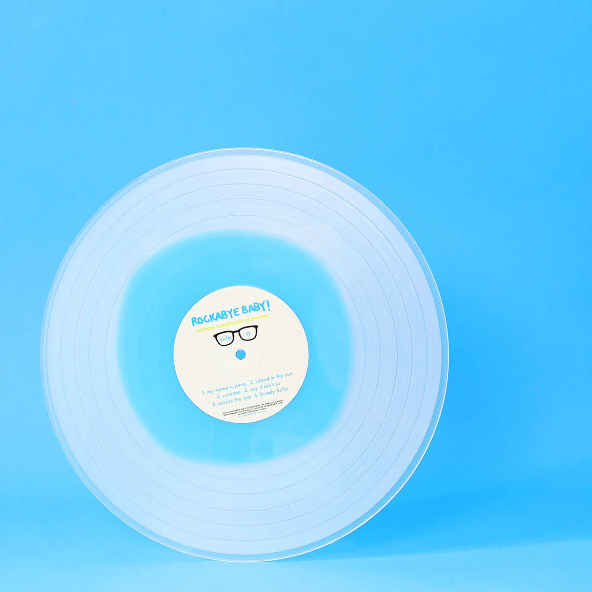 blue vinyl of weezer instrumental lullabies